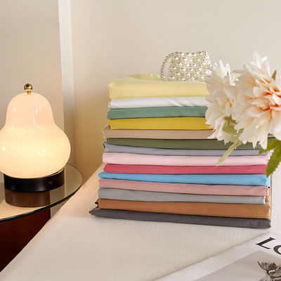 Gepersonaliseerd puur katoen 60S 200TC beddengoed solide kleur 133*72 bedden set voor huis hotel