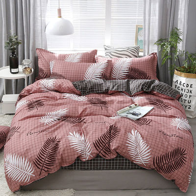 Gedrukt 400TC Custom Designs Cotton Duvet Cover Set met 4 stukken Bed Sheet Set
