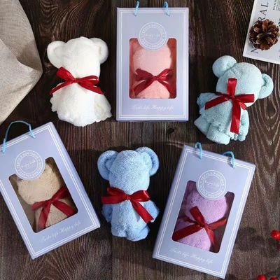 Zachte huidvriendelijke handdoek voor bruiloft Kerstcadeau Customized Packaging Logo Souvenir