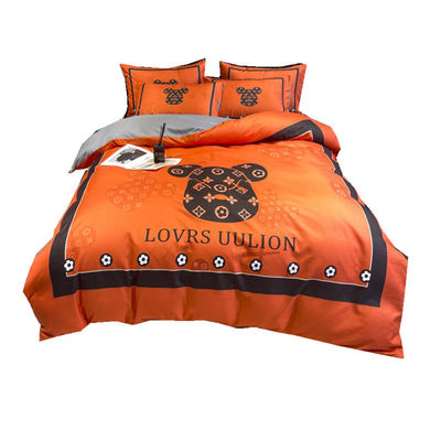 100% polyester trouwpakket met vier stukken bedden voor hotel en huis