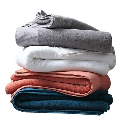 Super Absorberend Custom Dikke zachte badkamer baddoek Set Stof Polyester / katoen