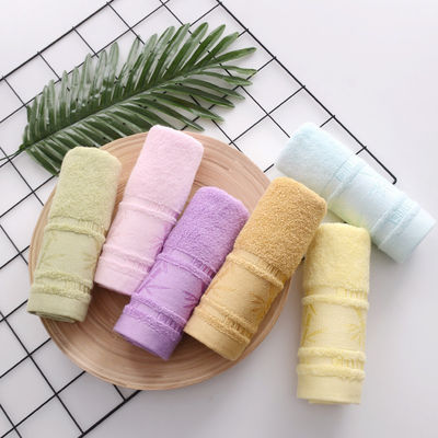 Warm Jacquard bamboevezel handdoek 25*50 cm voor zacht en absorberend huishoudelijk schoonmaken