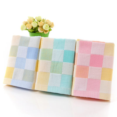 Cartoon Plaid Hooded Handdoek in aangepaste kleur voor Kindergarten Kinderenvoeding