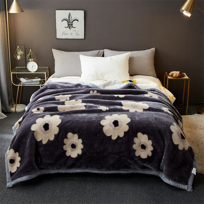 Seizoensgebonden all-season Raschel deken luxe bed gedrukt huis slaapkamer fluffy gooi
