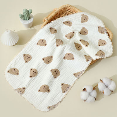 Animal Print 100% Cotton Custom Cartoon Print Woven Baby Kids Kleine Mini Gezichtsdoek