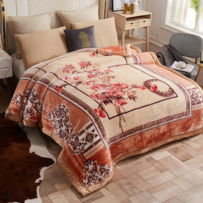Geweven polyester sublimatie deken voor luxe bed gedrukt huis deken in de winter