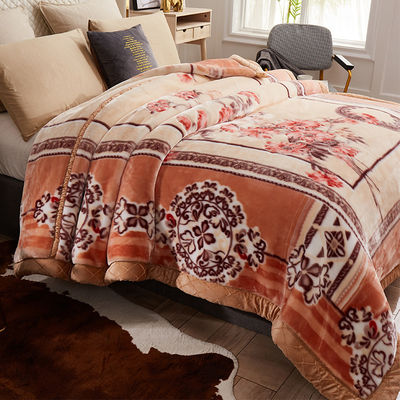 Geweven polyester sublimatie deken voor luxe bed gedrukt huis deken in de winter
