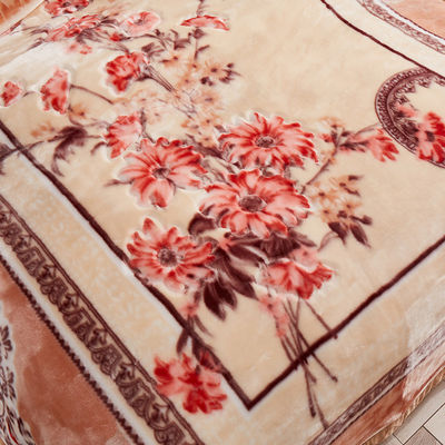 Geweven polyester sublimatie deken voor luxe bed gedrukt huis deken in de winter