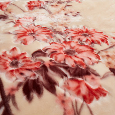 Geweven polyester sublimatie deken voor luxe bed gedrukt huis deken in de winter