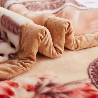Geweven polyester sublimatie deken voor luxe bed gedrukt huis deken in de winter