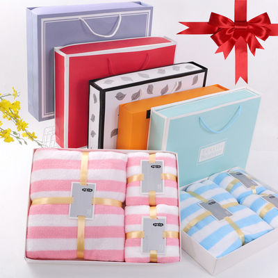 Verdikte warp gebreide pluis Cationic Set 3 in 1 Handdoek voor volwassenen Designer Microfiber