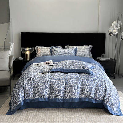 Solid Random Designs Quilts Luxe Bedden Set Met Gewassen Katoenen Zijde Borduurwerk