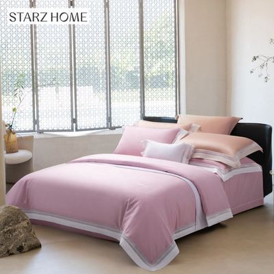 Hotel 3-4kg Jacquard katoenen beddengoed met 100% katoenen kussenschuil en zachte textuur