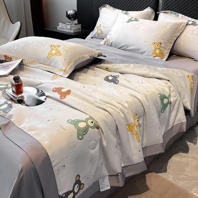 Nationale normen Kleurvastheid Klasse IJssilk Bedden Set Beddekbed voor 2,0m Bed