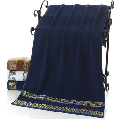 3kg Luxe Hotel Borduurwerk Custom Dikke Super Zachte Badkamer Bad 100% Katoenen Handdoek Sets