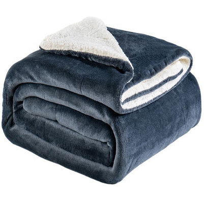 200x230cm gebreide polyester omkeerbare deken voor huishoudelijk textiel