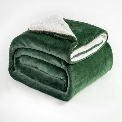 200x230cm gebreide polyester omkeerbare deken voor huishoudelijk textiel