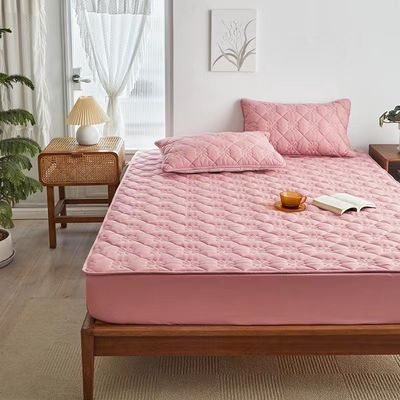Mode gewassen katoenen dekbed set Matrasbeschermer voor Twin Full King Queen Size