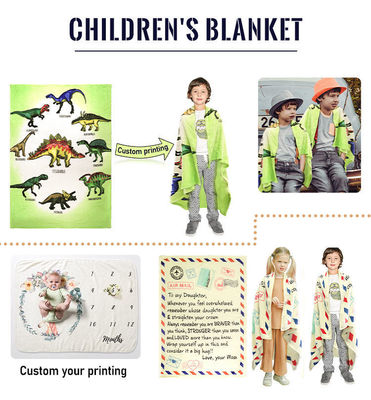 Populaire Super Soft Solid Color 100 Polyester gestreepte deken voor modern design
