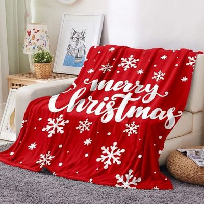 Kerstpullover print superzacht flanellen deken duurzaam beddengoed voor kinderen