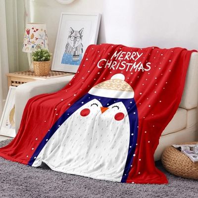 Kerstpullover print superzacht flanellen deken duurzaam beddengoed voor kinderen