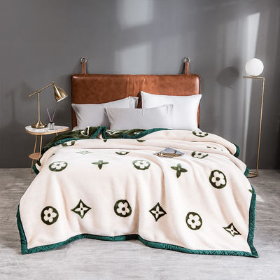 Multifunktioneel populair sublimatie deken voor de winter Luxe Bed Printed Home Deken
