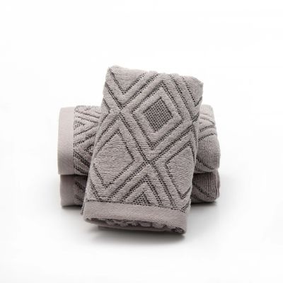 Home Spa 35*75 grootte Luxe geborduurd gestreepte baddoek voor hoteldoeken