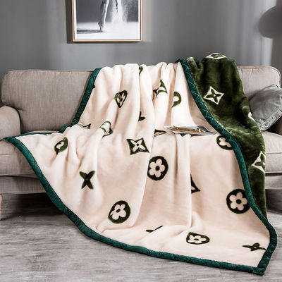 Multifunktioneel populair sublimatie deken voor de winter Luxe Bed Printed Home Deken