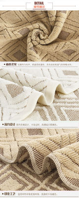 Home Spa 35*75 grootte Luxe geborduurd gestreepte baddoek voor hoteldoeken