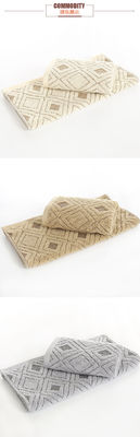 Home Spa 35*75 grootte Luxe geborduurd gestreepte baddoek voor hoteldoeken
