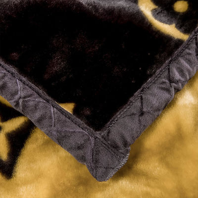 Geborsteld patroon Fluffy beddekken voor de winter Sublimatie luxe deken