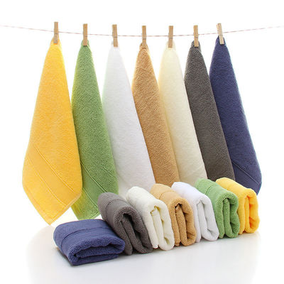 Custom Embroidery Logo 100% Cotton Wit Bad Hand Gezicht Handdoek Set voor Luxe 5 Star Hotels
