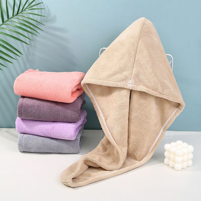 Home Hotel Spa Microfiber douchekap voor droge haar handdoek promotie