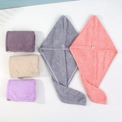 Home Hotel Spa Microfiber douchekap voor droge haar handdoek promotie