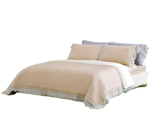3-4kg Luxe Satin Zilk Hotel Bedden Set met prachtig Prachtig Jacquard Patroon