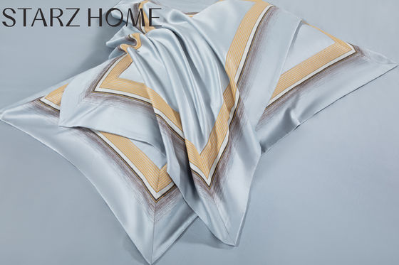 High Count Pima Cotton Jacquard Patchwork Bedden in moderne luxe design stijl