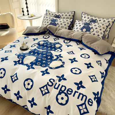 King Size Bed Set 100% Polyester 3D beddek Luxe bedden Modern stijl