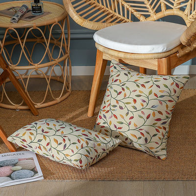 Niet wegwerpbaar Jacquard Willow Leaf Pillow 450/350g 3D Sanding Pillow Core Inclusief