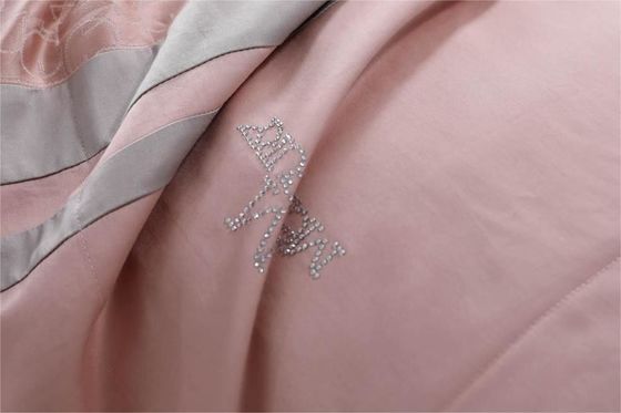 Gepersonaliseerde kleur 300tc stof 100% puur katoen beddengoed Set voor luxe hotel en familie