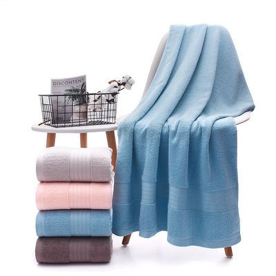 Snij Jacquard Plain Color Pure Cotton Handdoek met zachte en absorberende geweven stof