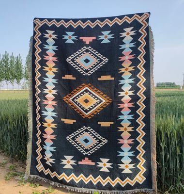 Verbeter je picknick spel met onze zachte en gezellige American Style Boho Throw Blanket Set