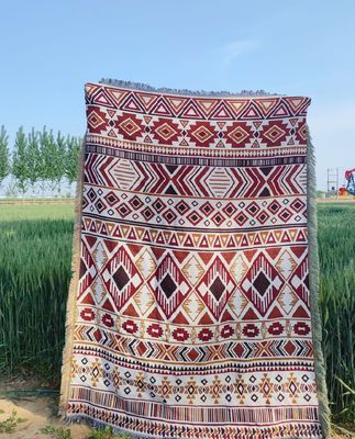 Verbeter je picknick spel met onze zachte en gezellige American Style Boho Throw Blanket Set