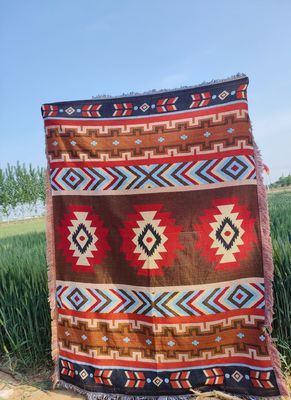 Verbeter je picknick spel met onze zachte en gezellige American Style Boho Throw Blanket Set
