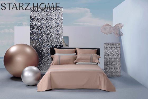Gebreide 100% katoen 4 stuks Bedkleding Bedkleding Bedkleding Set met dekbed en beddek