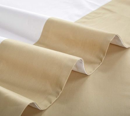 Star Hotel Plain White Luxury Comforter Quilt Cover Bedden van katoenen stof