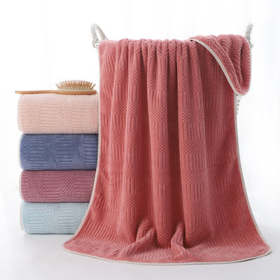 Comfortabel en snel droog Huishoudelijk badkamer douche handdoek in superzacht koraal fluweel