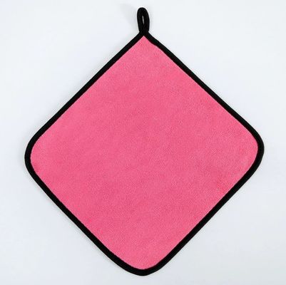 Gedrukt patroon Solid Color Microfiber Handdoek voor Super Absorberend Make-up Removal