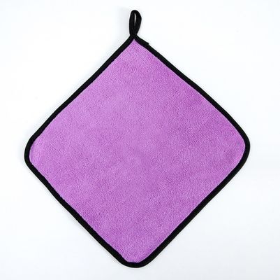 Gedrukt patroon Solid Color Microfiber Handdoek voor Super Absorberend Make-up Removal