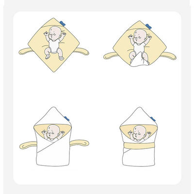 Klasse A Cotton Born Bag Thin Cartoon Hold Baby Swaddle Blanket Cover Blanket Square