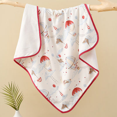 Klasse A Cotton Born Bag Thin Cartoon Hold Baby Swaddle Blanket Cover Blanket Square